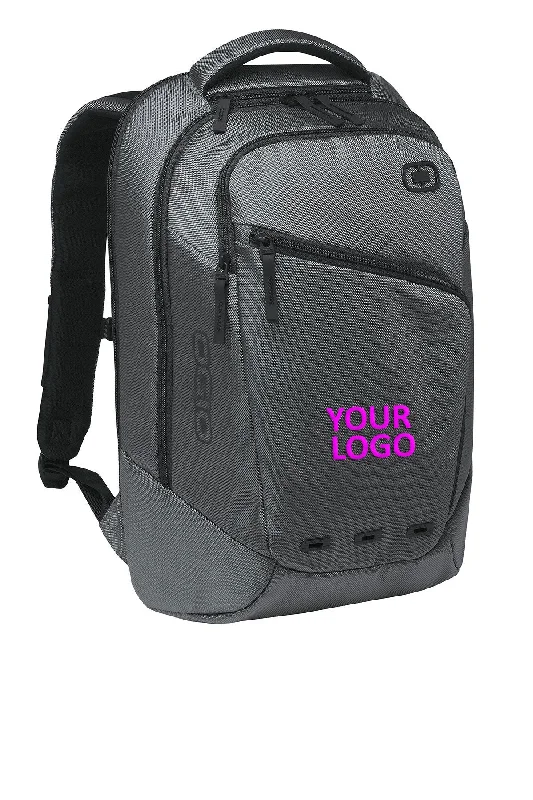 Professional backpack for corporate office essentials -OGIO Ace Customzied Backpacks, Metallic