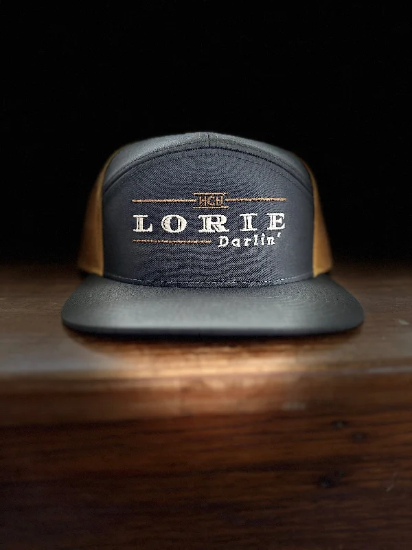 Trucker cap with retro patch design -Lorie Darlin’