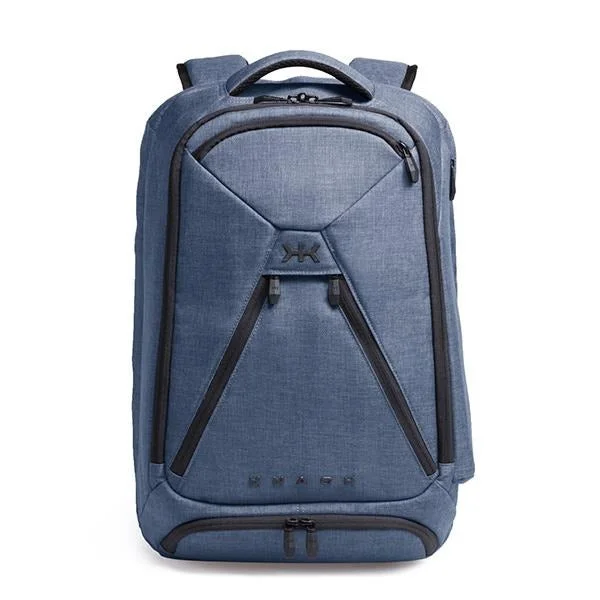 Padded shoulder backpack for comfortable long wear -KNACK Series 1 Medium Expandable Backpack, Indigo Blue