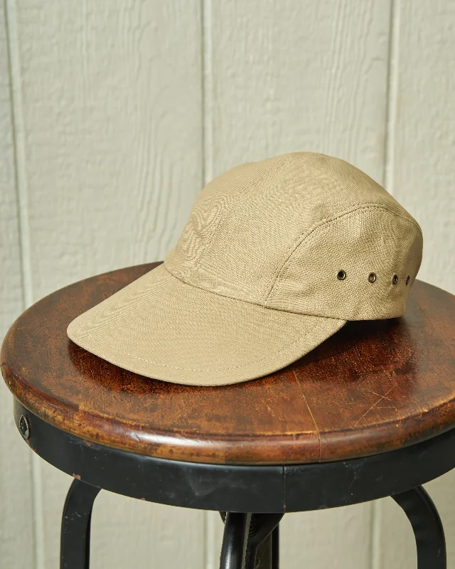 Fitted trucker cap for custom head fit -Swordfish in Khaki