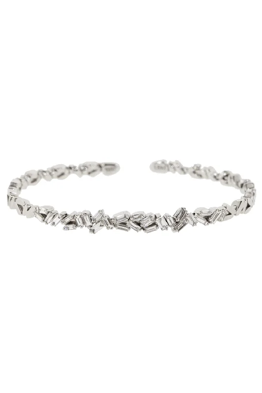 Fireworks Diamond Baguette Bangle