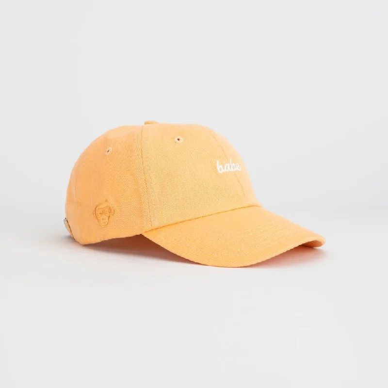 Washed cap with soft vintage feel -Babe