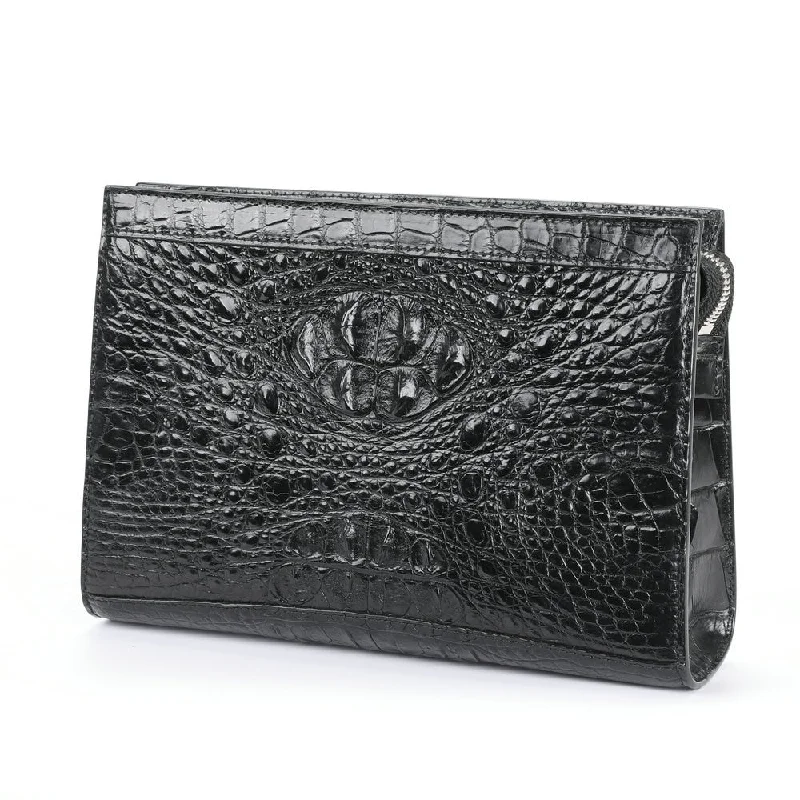 Black clutch bag