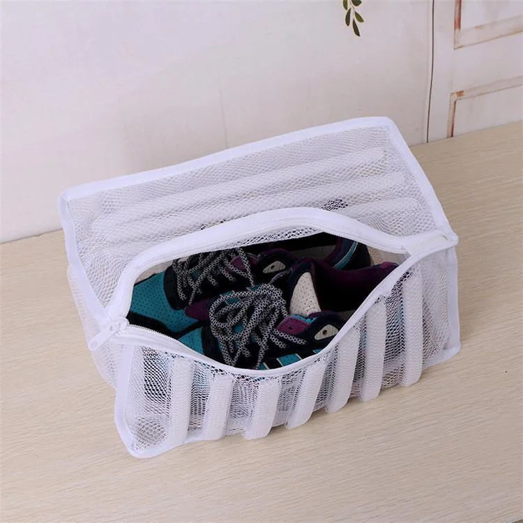 Laundry Footwear Sneaker Washer Dryer White Mesh Wash Bag Shoe Lingerie Clothes