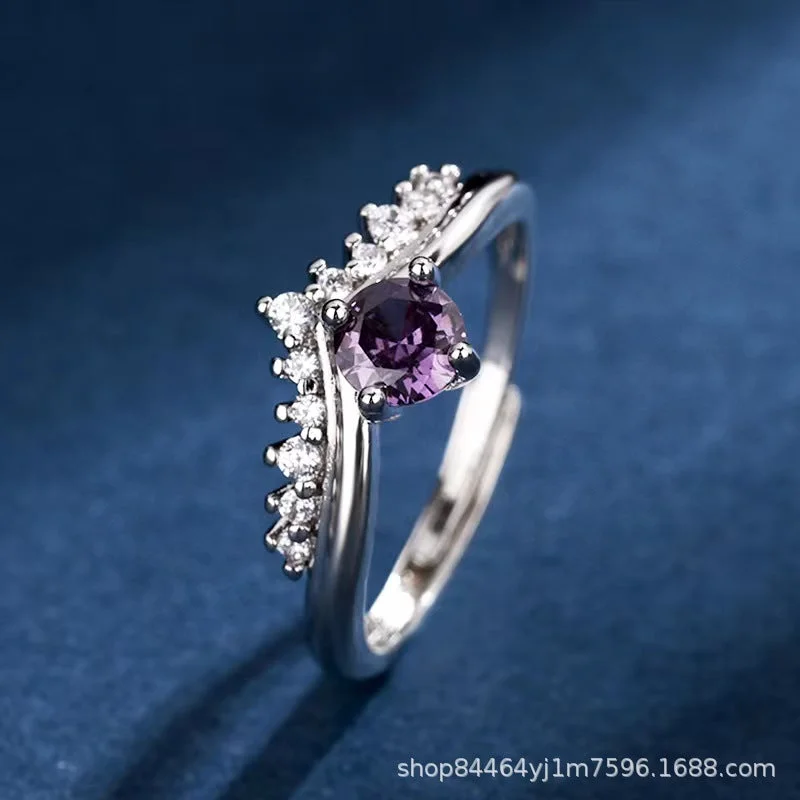 Purple 5mm Zircon 3A