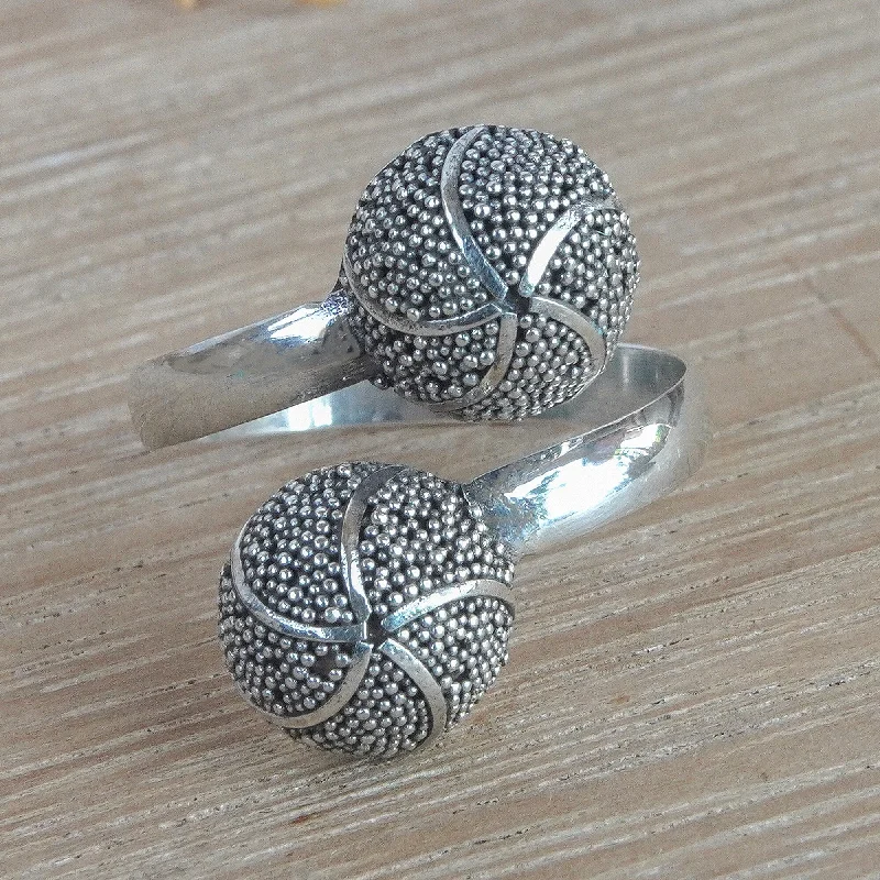 Rings with blue quartz for cool tones -Novica Handmade Starfish Majesty Sterling Silver Wrap Ring