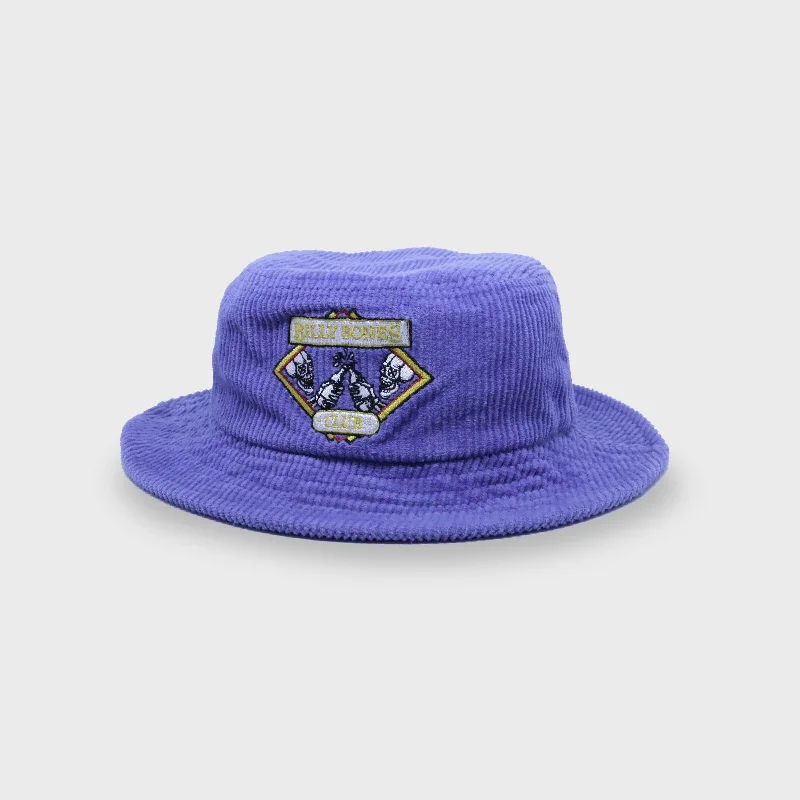 Affordable cap for budget-friendly headwear options -RIP cord Bucket - Violet Riot