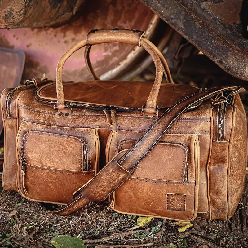 STS Ranchwear Tucson Leather Duffle Bag