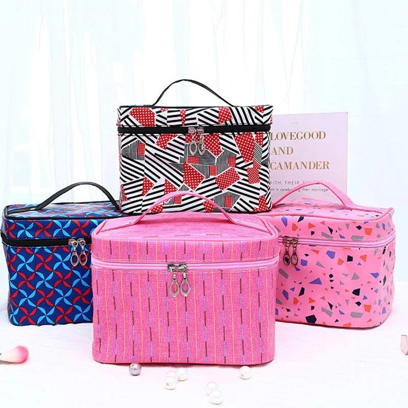 Print Cute Large-capacity Cosmetic Bag Waterproof Travel Portable Wash Bag