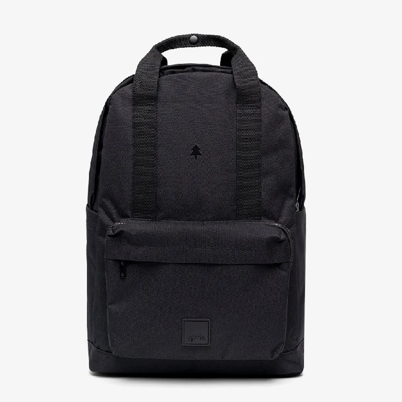 Eco-conscious backpack with sustainable fabric choices -Capsule Backpack Black