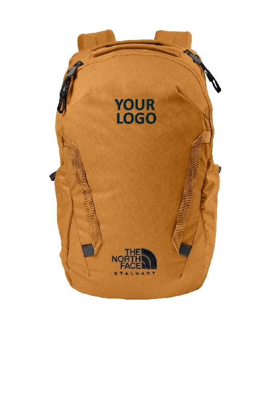 Sleek business backpack with hidden laptop pocket -The North Face Stalwart Backpack Timber Tan