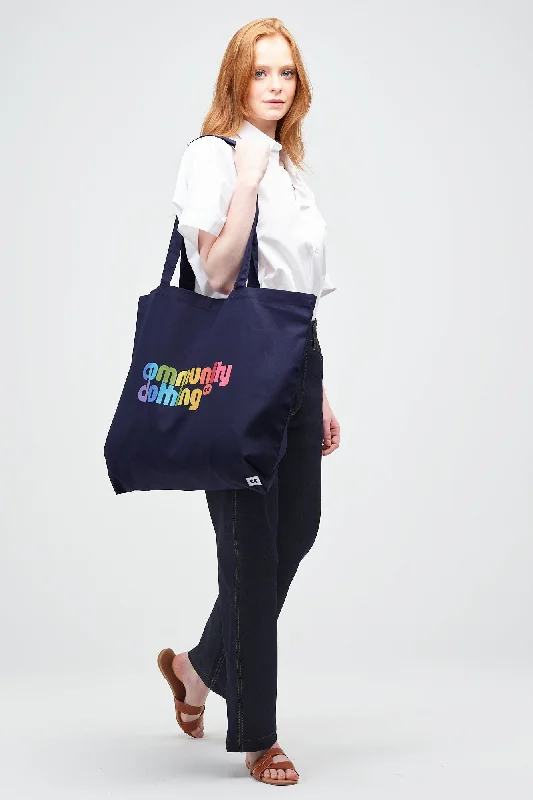 Logo Tote Bag - Navy/Multi