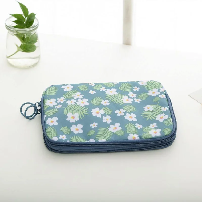 Travel Double-layer Document Bag Multifunctional Passport Bag Card Holder