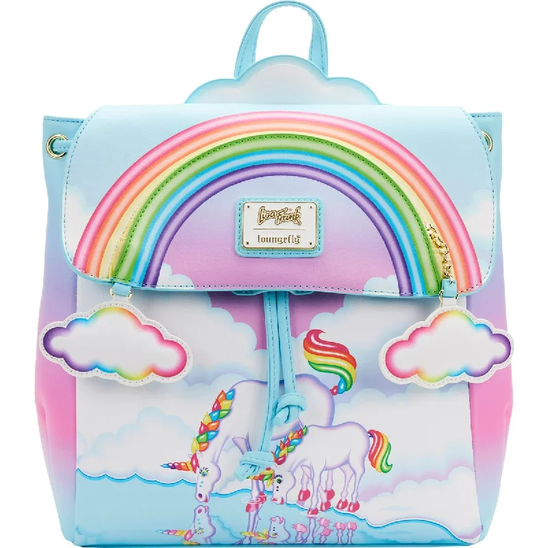 Stylish minimalist backpack for modern nomad life -Loungefly Lisa Frank Markie Reflection Mini Backpack