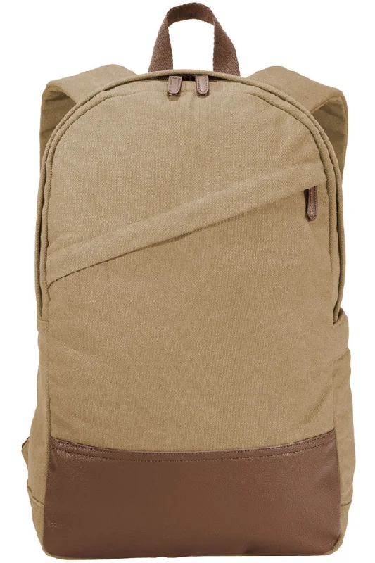 Large capacity backpack for extended camping trips -Cotton Canvas Backpack