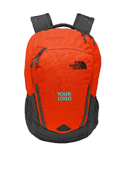 Stylish minimalist backpack for modern nomad life -North Face Connector Backpack Tibetan Orange/ Asphalt Grey