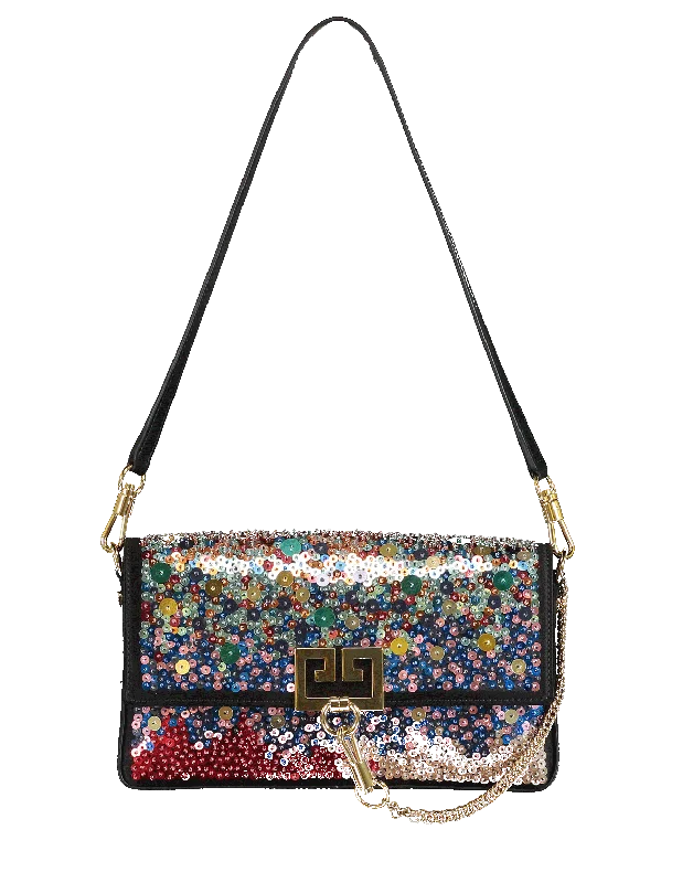 Multi-Color Charm Shoulder Bag