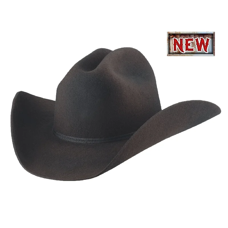 Bright red cap for standout team spirit -Montana Ranch 4X in Chocolate