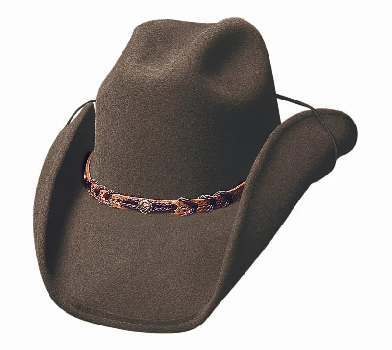 Designer cap for high-end brand appeal -Montana Brown