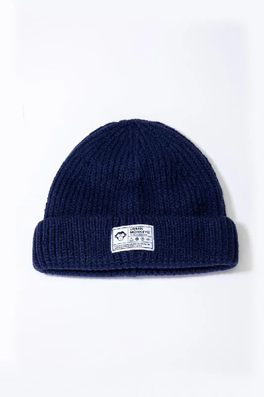 Stylish snapback cap for urban street style -Fisherman Beanie // Blue