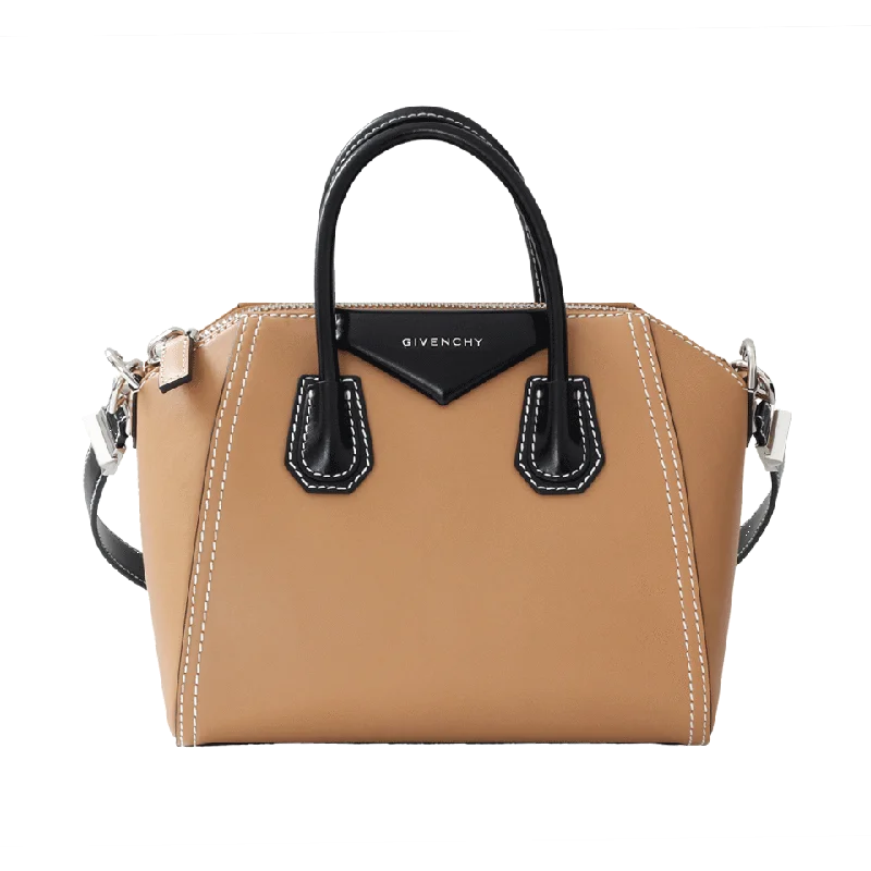 Antigona Bi-Color Shopper Bag