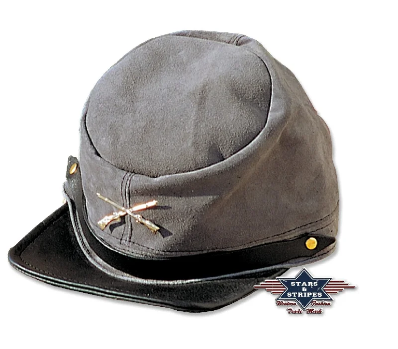 Stylish snapback cap for urban street style -American Civil War Cap Grey