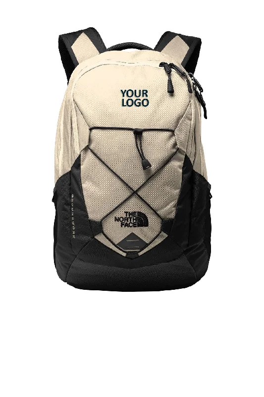 Stylish floral backpack for women’s summer style -North Face Groundwork Backpack Rainyday Ivory Dark Heather/ TNF Black