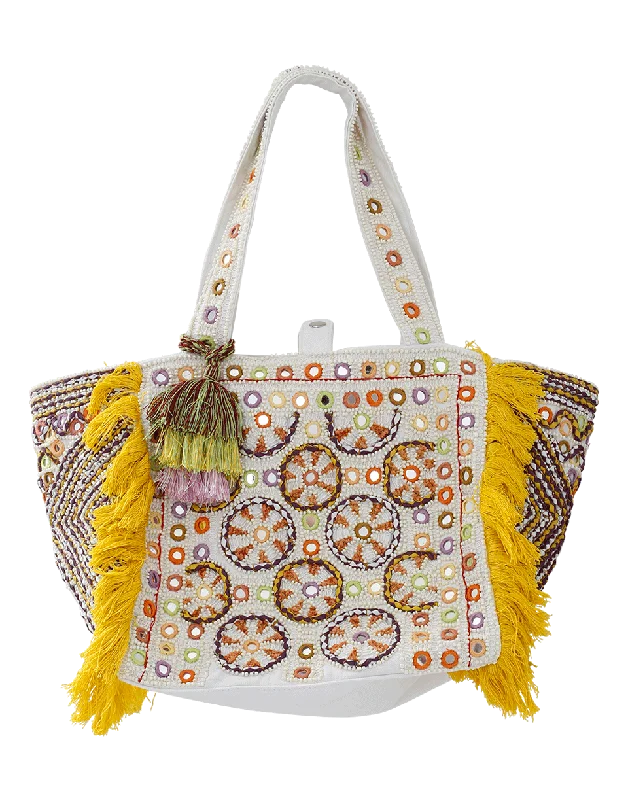 Kino Cabas Embroidered Bag