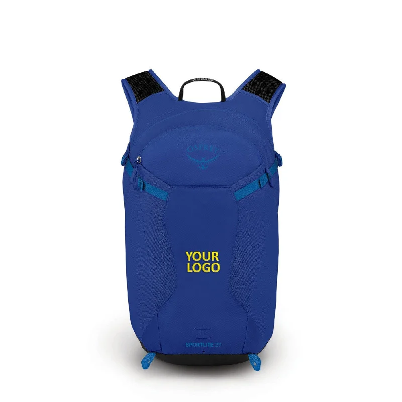 Heavy-duty canvas backpack for tough work environments -Osprey Sportlite 20 Custom Backpacks, Blue Sky