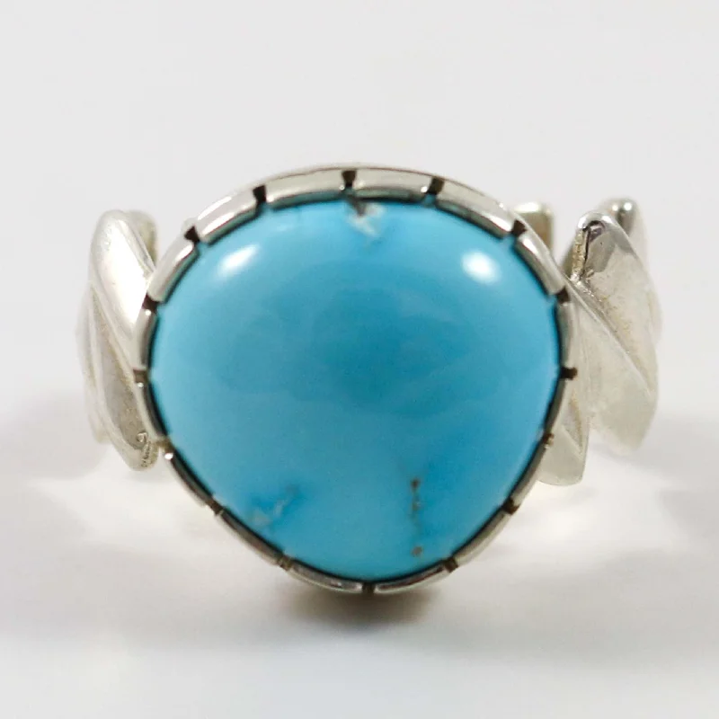 Rings with coral stones for vibrant pop -Sleeping Beauty Turquoise Ring