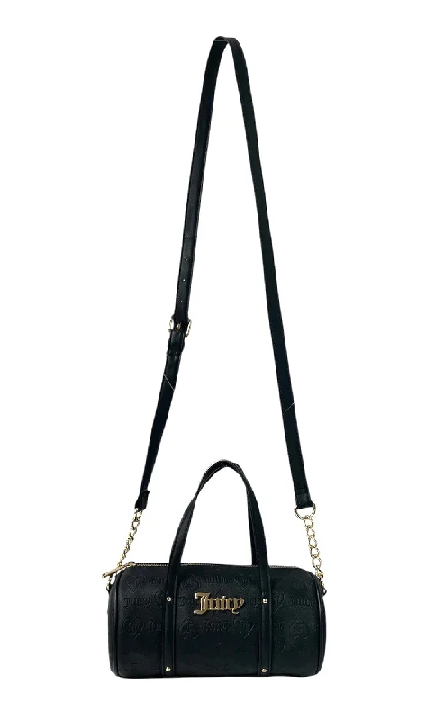 JUICY COUTURE/Hand Bag/Leather/BLK/GOLD