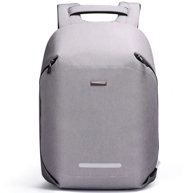 Expandable travel backpack for extra souvenir space -Fashion Anti-Theft Clamshell 15" Laptop Backpack with USB Charging