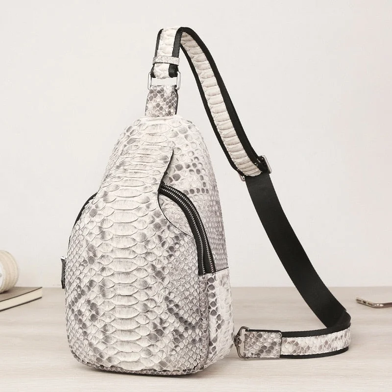 white snake bag