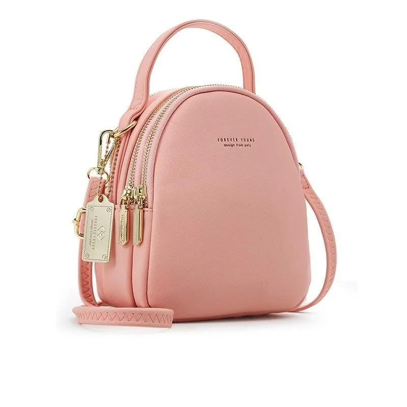 Chic Mini Backpack - Women's PU Leather Fashion Shoulder Bag