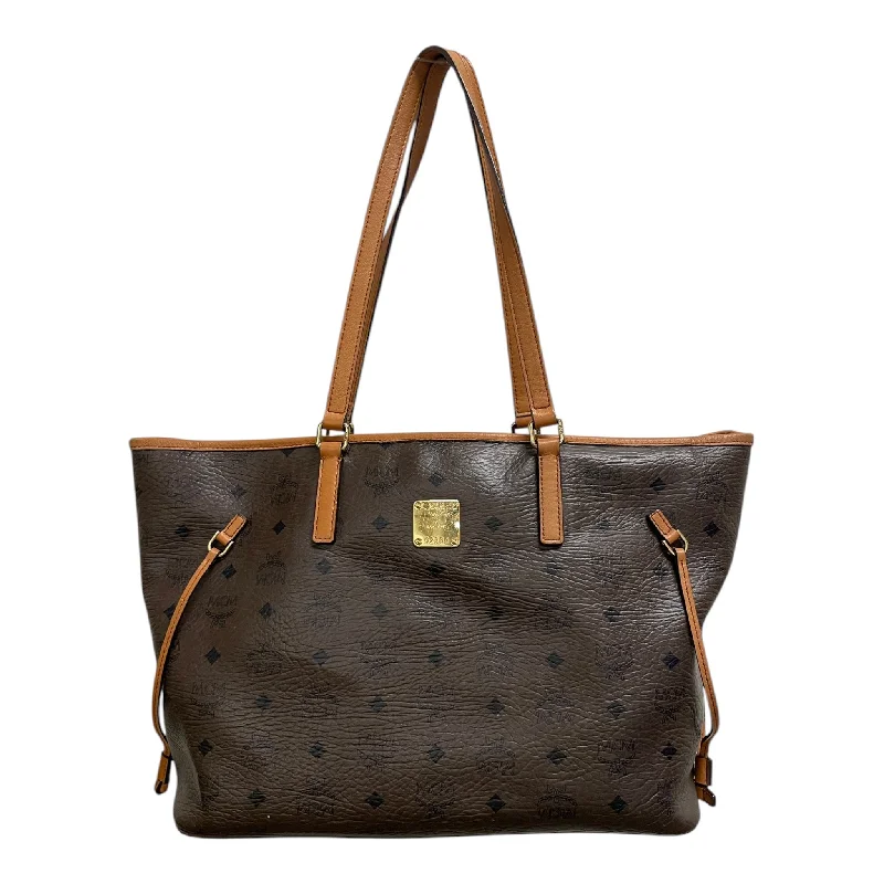 MCM/Tote Bag/Monogram/Leather/BRW/monogram tote