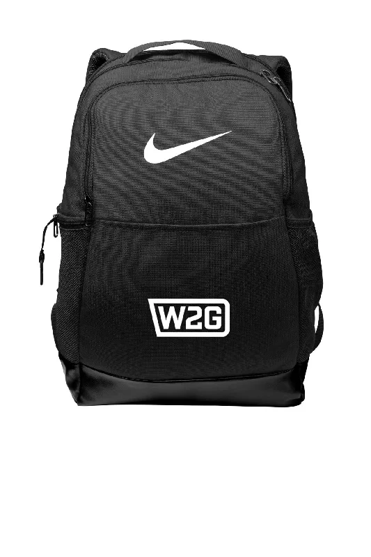 Budget-friendly backpack for thrifty adventure seekers -Nike Brasilia Medium Backpack, Black [Ware2Go]