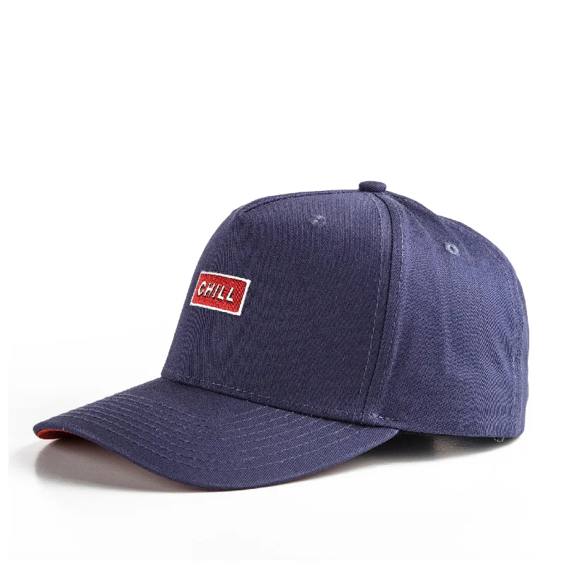 Trucker cap with retro patch design -Chill