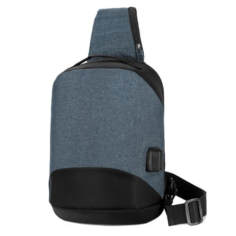 Travel backpack with detachable daypack feature -Lightweight Compact Sling Bag with USB Charging