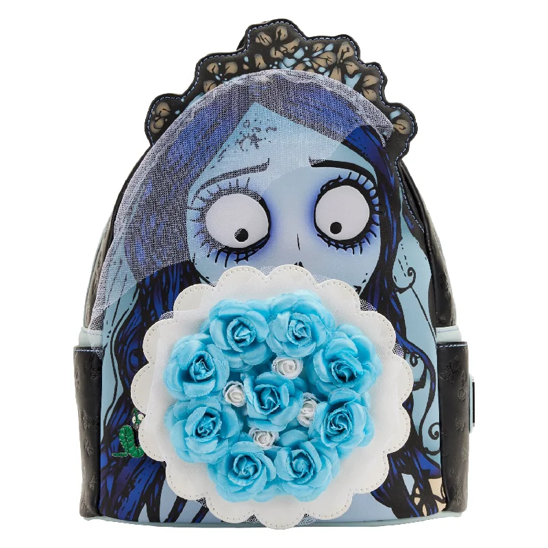 Heavy-duty backpack for construction worker essentials -Loungefly Corpse Bride Emily Bouquet Mini Backpack