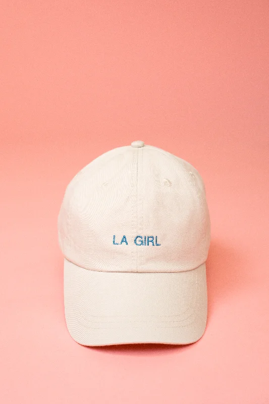 Retro striped cap for vintage sporty vibes -LA Girl Hat