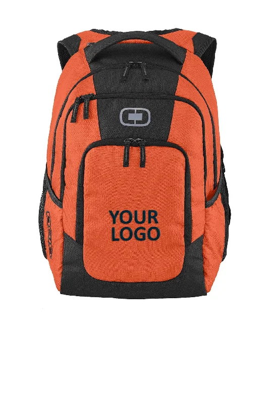 Waterproof hiking backpack for river crossing trips -OGIO Logan Customzied Backpacks, Hot Orange