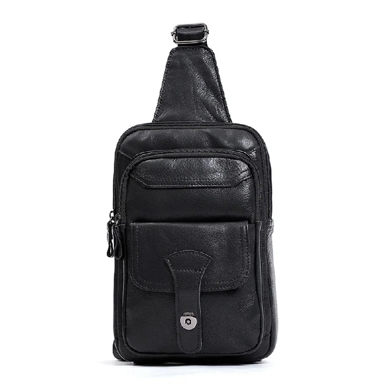 Black chest bag