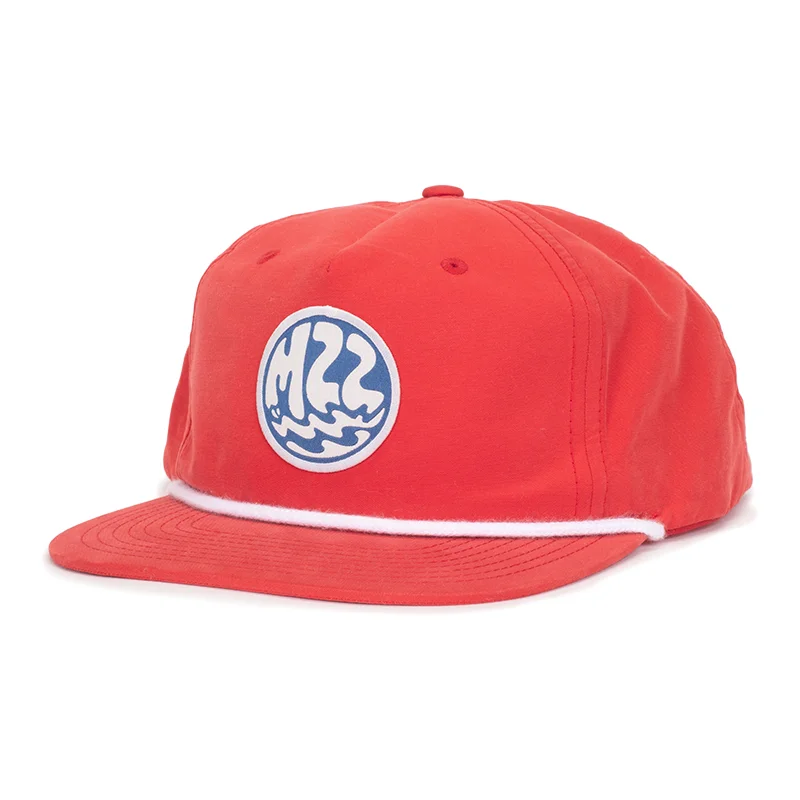 Vintage cap with distressed logo detail -SPLASHED SNAPBACK HAT