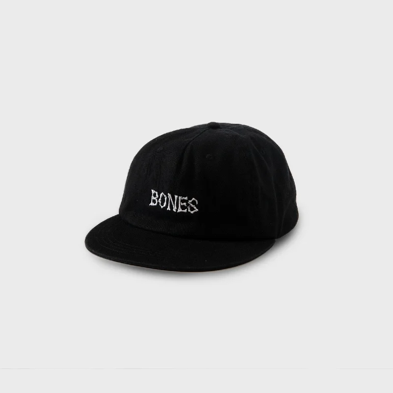 Classic baseball cap for casual everyday wear -Bones Club Unstructured Cap - Black