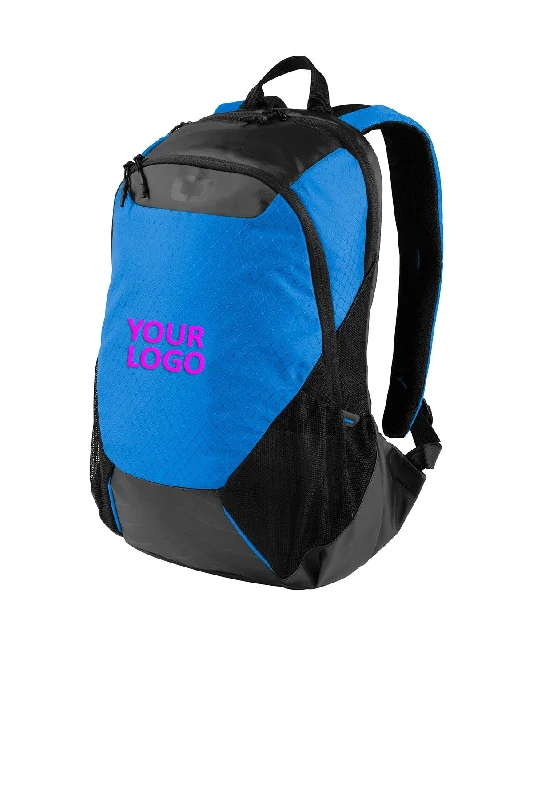 Mesh panel backpack for ventilated hiking comfort -OGIO Basis Customzied Backpacks, Cobalt Blue