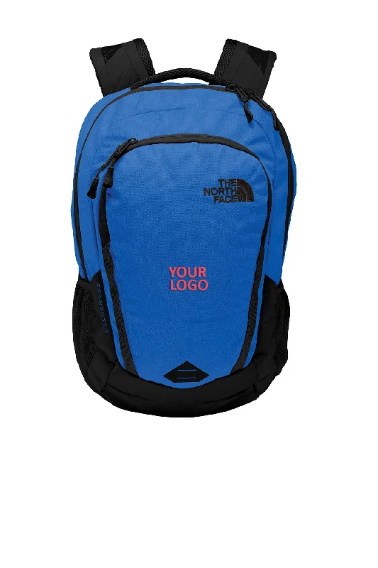 Professional nylon backpack for sleek office style -North Face Connector Backpack Monster Blue/ TNF Black