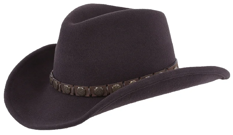 Graphic trucker cap for playful fashion flair -Stetson 3598102 Alabama Brown