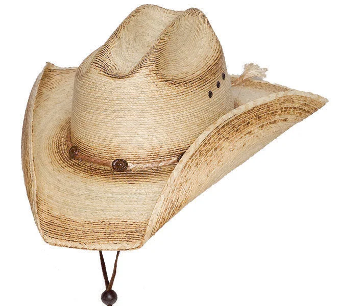 Fitted dad cap for relaxed snug wear -PAL-06 Cattleman Palm Sonora Hat