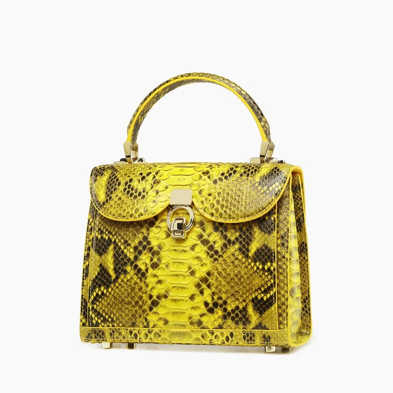 yellow hand bag