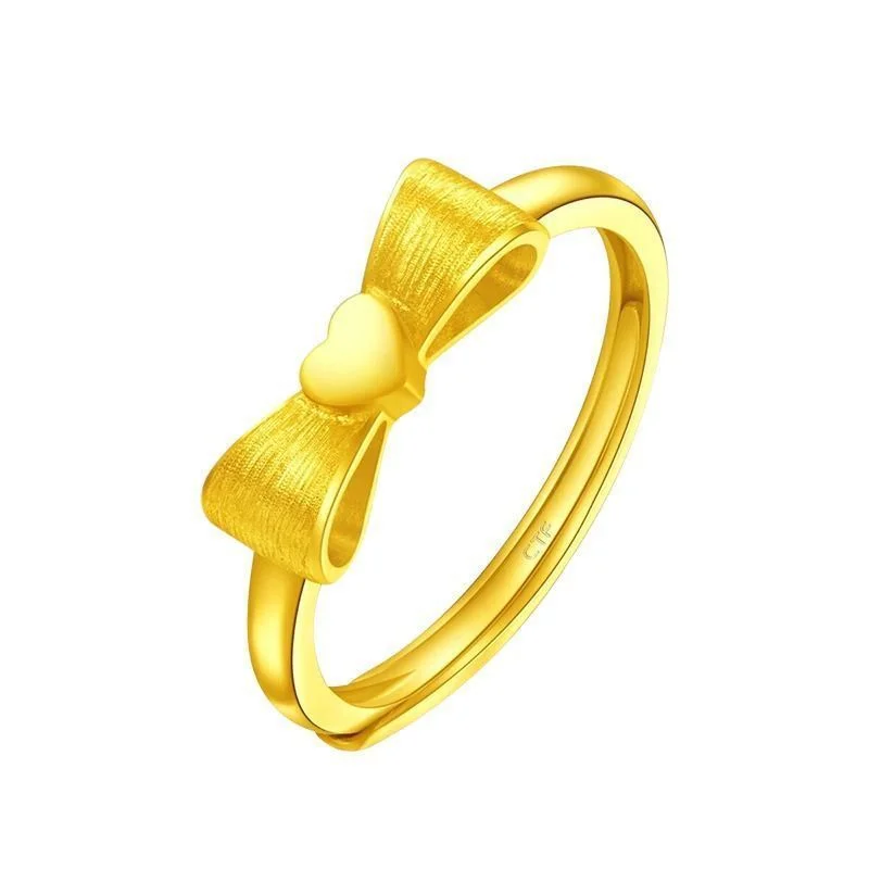 Love bow ring [adjustable open mouth]]